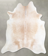 Light Caramel Large Brazilian Cowhide Rug 6'2"H x 6'1"W #A55910 by Hudson Hides