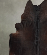 Chocolate XX-Large Brazilian Cowhide Rug 8'7"H x 7'8"W #A55914 by Hudson Hides