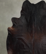 Chocolate XX-Large Brazilian Cowhide Rug 7'10"H x 7'2"W #A55915 by Hudson Hides