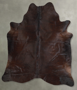 Chocolate X-Large Brazilian Cowhide Rug 7'4"H x 6'9"W #A55918 by Hudson Hides