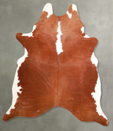 Hereford X-Large Brazilian Cowhide Rug 7'7"H x 6'4"W #A55925 by Hudson Hides