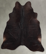 Chocolate Large Brazilian Cowhide Rug 6'5"H x 5'10"W #A55926 by Hudson Hides