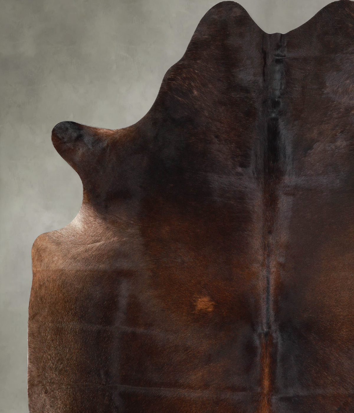 Chocolate X-Large Brazilian Cowhide Rug 7'4"H x 6'3"W #A55927 by Hudson Hides
