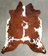Tricolor X-Large Brazilian Cowhide Rug 6'5"H x 6'6"W #A55928 by Hudson Hides