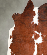 Tricolor X-Large Brazilian Cowhide Rug 6'5"H x 6'6"W #A55928 by Hudson Hides