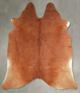 Solid Brown X-Large Brazilian Cowhide Rug 6'2"H x 6'6"W #A55933 by Hudson Hides