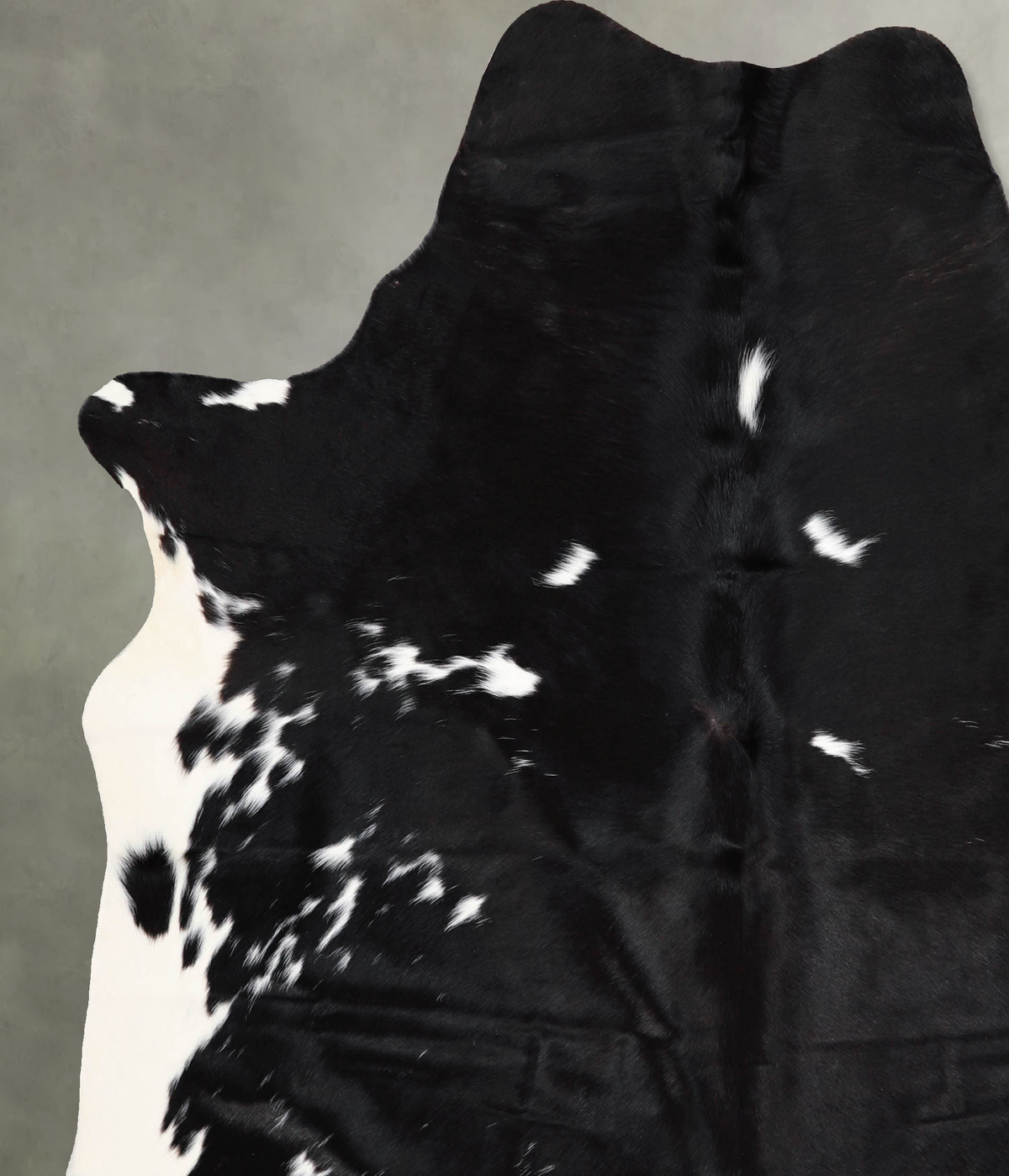 Black and White X-Large Brazilian Cowhide Rug 7'1"H x 6'0"W #A55936 by Hudson Hides