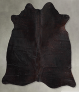 Chocolate Medium Brazilian Cowhide Rug 5'2"H x 5'4"W #A55937 by Hudson Hides