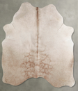Champagne Medium Brazilian Cowhide Rug 5'8"H x 5'0"W #A55940 by Hudson Hides