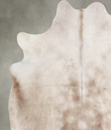 Champagne X-Large Brazilian Cowhide Rug 6'9"H x 6'3"W #A55943 by Hudson Hides