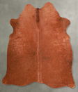 Solid Brown Medium Brazilian Cowhide Rug 5'3"H x 5'1"W #A55945 by Hudson Hides