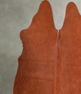 Solid Brown Large Brazilian Cowhide Rug 5'4"H x 6'6"W #A55946 by Hudson Hides