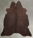 Chocolate Large Brazilian Cowhide Rug 5'6"H x 5'8"W #A55948 by Hudson Hides
