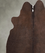 Chocolate Large Brazilian Cowhide Rug 5'6"H x 5'8"W #A55948 by Hudson Hides