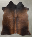 Warm Caramel Medium Brazilian Cowhide Rug 5'6"H x 4'11"W #A55950 by Hudson Hides