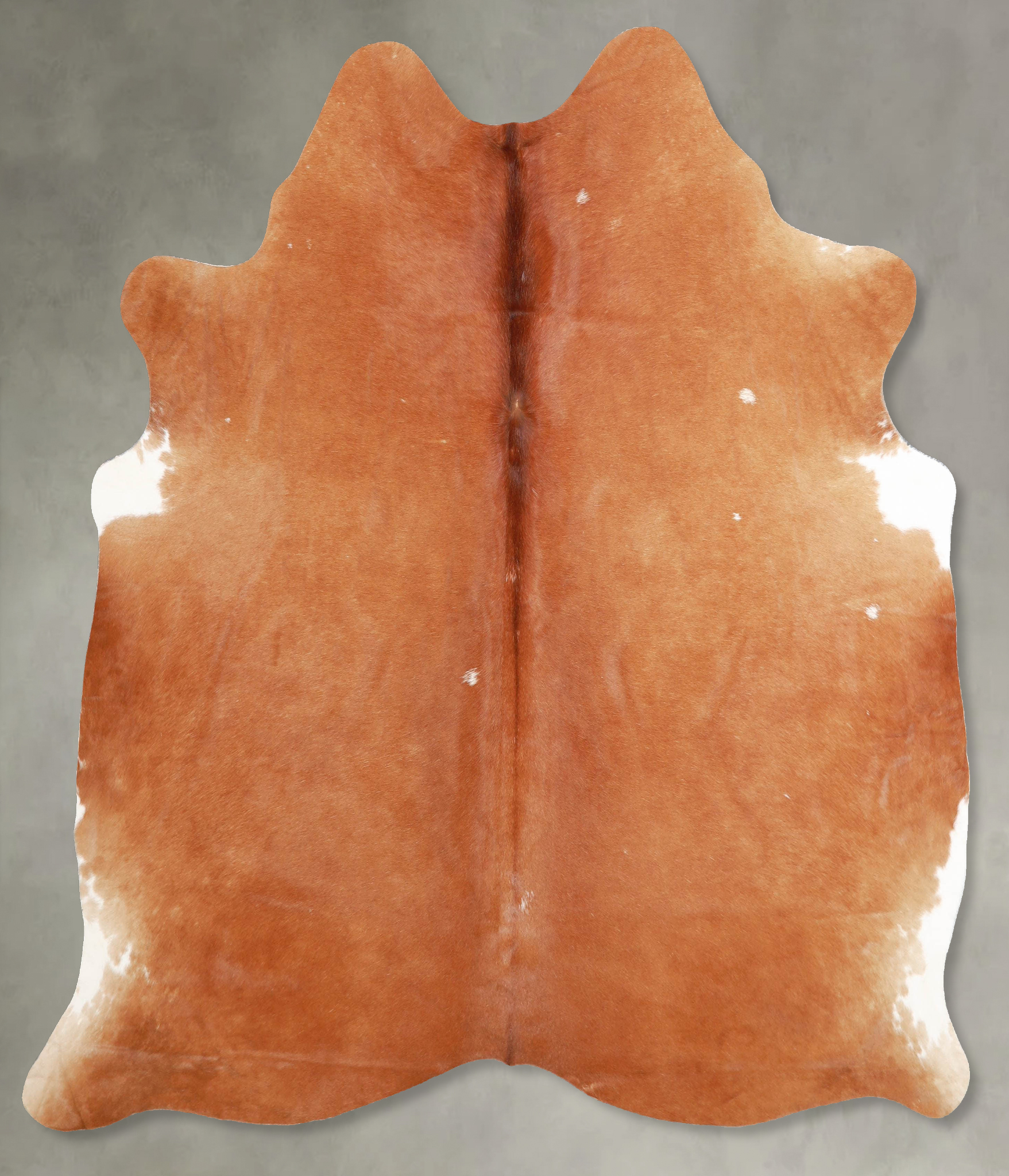 Solid Brown Cowhide Rug #A55952