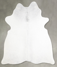Light Grey Medium Brazilian Cowhide Rug 5'7"H x 5'2"W #A55953 by Hudson Hides