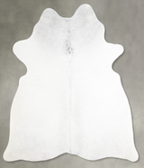 Light Grey Medium Brazilian Cowhide Rug 5'7"H x 5'2"W #A55953 by Hudson Hides