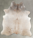 Grey with Beige Large Brazilian Cowhide Rug 6'9"H x 5'10"W #A55956 by Hudson Hides