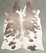 Taupe Large Brazilian Cowhide Rug 5'7"H x 5'7"W #A55958 by Hudson Hides