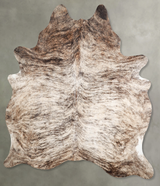 Light Brindle X-Large Brazilian Cowhide Rug 7'4"H x 6'1"W #A55959 by Hudson Hides