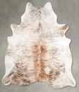 Light Brindle X-Large Brazilian Cowhide Rug 6'10"H x 6'6"W #A55961 by Hudson Hides