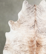 Light Brindle X-Large Brazilian Cowhide Rug 6'10"H x 6'6"W #A55961 by Hudson Hides