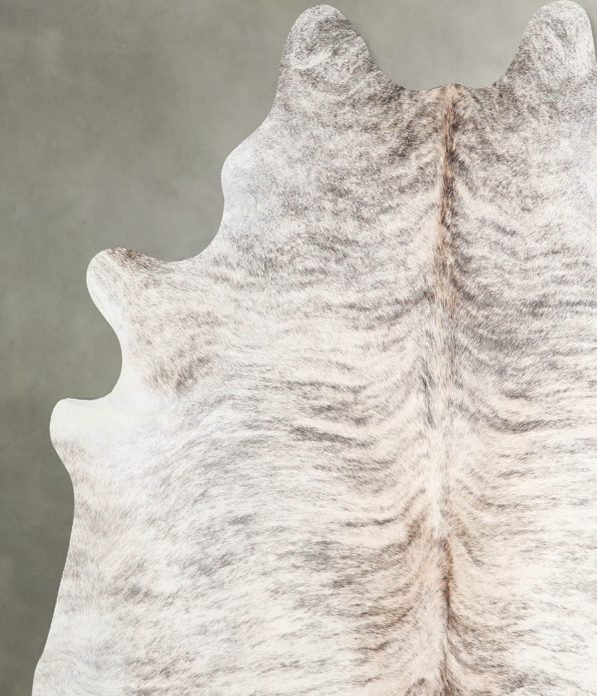 Light Brindle XX-Large Brazilian Cowhide Rug 7'11"H x 6'10"W #A55962 by Hudson Hides