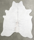 Grey Brindle X-Large Brazilian Cowhide Rug 7'2"H x 6'7"W #A55964 by Hudson Hides