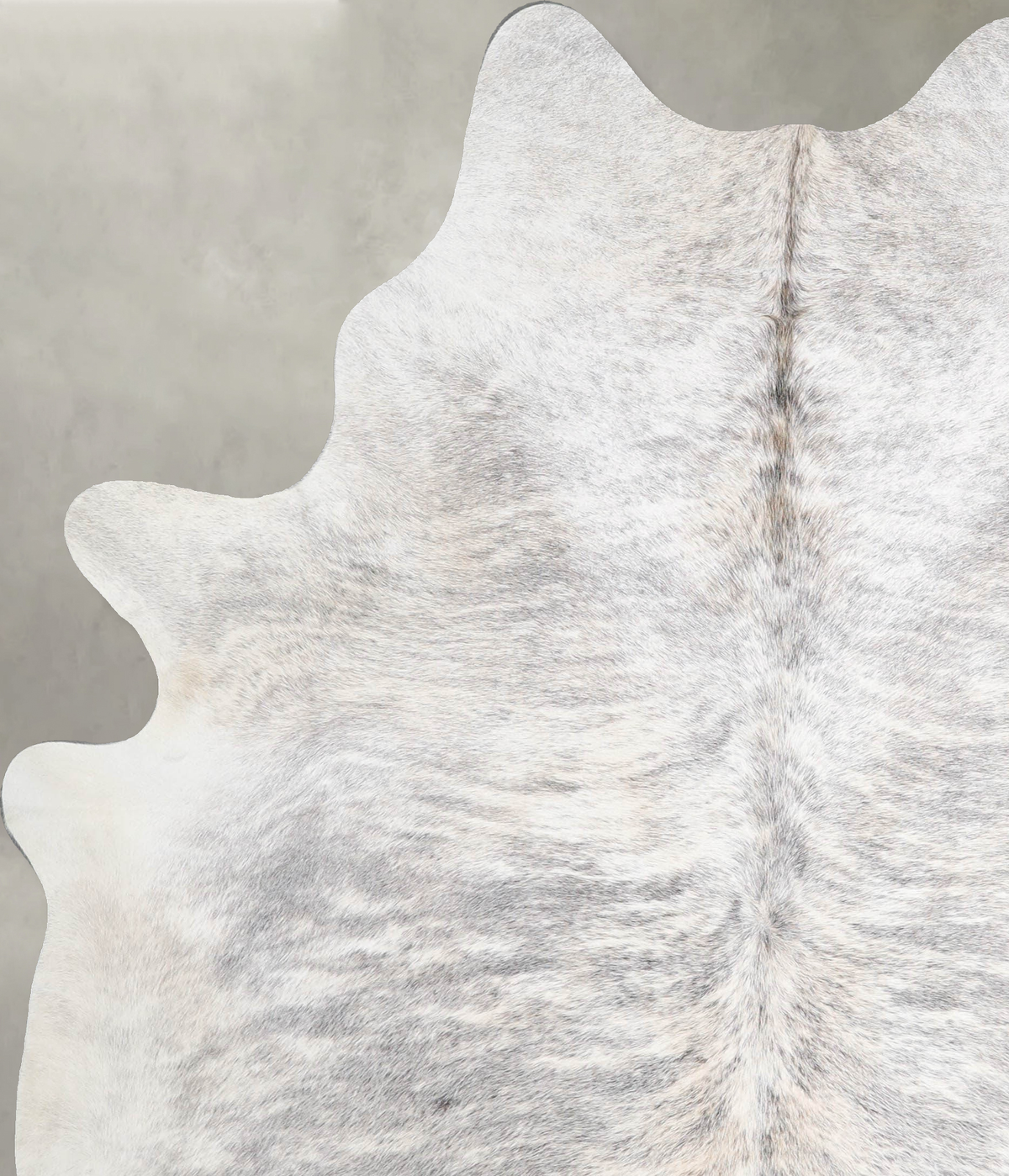 Grey Brindle X-Large Brazilian Cowhide Rug 7'1"H x 5'9"W #A55967 by Hudson Hides