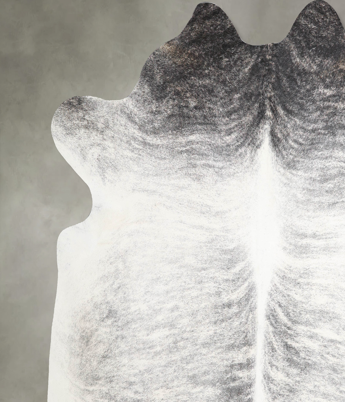 Grey Brindle XX-Large Brazilian Cowhide Rug 7'5"H x 7'2"W #A55968 by Hudson Hides