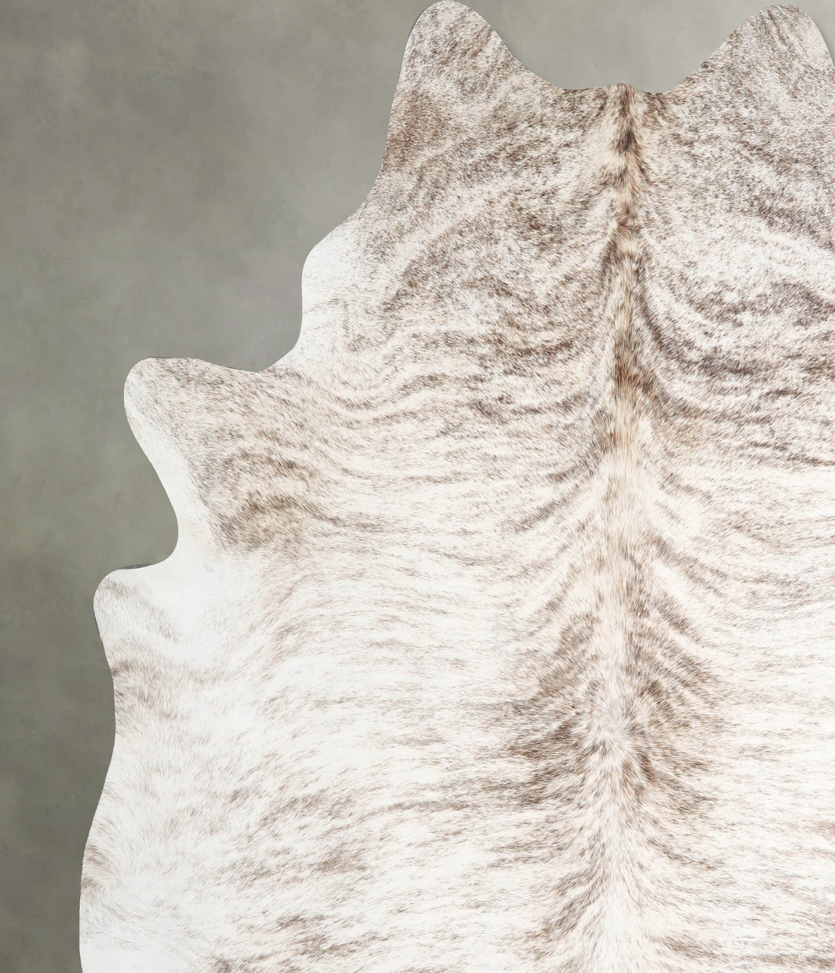 Light Brindle XX-Large Brazilian Cowhide Rug 7'11"H x 7'1"W #A55969 by Hudson Hides
