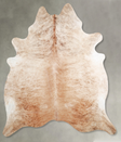 Light Brindle XX-Large Brazilian Cowhide Rug 8'2"H x 7'3"W #A55970 by Hudson Hides