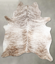 Light Brindle XX-Large Brazilian Cowhide Rug 8'5"H x 6'4"W #A55973 by Hudson Hides