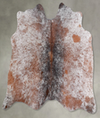 Salt and Pepper Brown Medium Brazilian Cowhide Rug 3'2"H x 4'2"W #A55975 by Hudson Hides