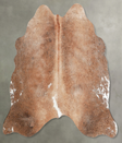 Light Caramel Medium Brazilian Cowhide Rug 4'3"H x 5'3"W #A55979 by Hudson Hides