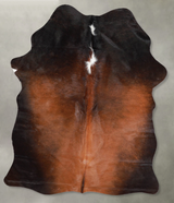 Warm Caramel Medium Brazilian Cowhide Rug 5'4"H x 3'11"W #A55982 by Hudson Hides