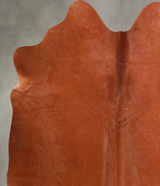 Solid Brown Large Brazilian Cowhide Rug 5'7"H x 5'5"W #A55985 by Hudson Hides