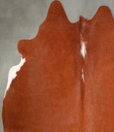 Brown and White Regular Medium Brazilian Cowhide Rug 5'2"H x 5'7"W #A55986 by Hudson Hides