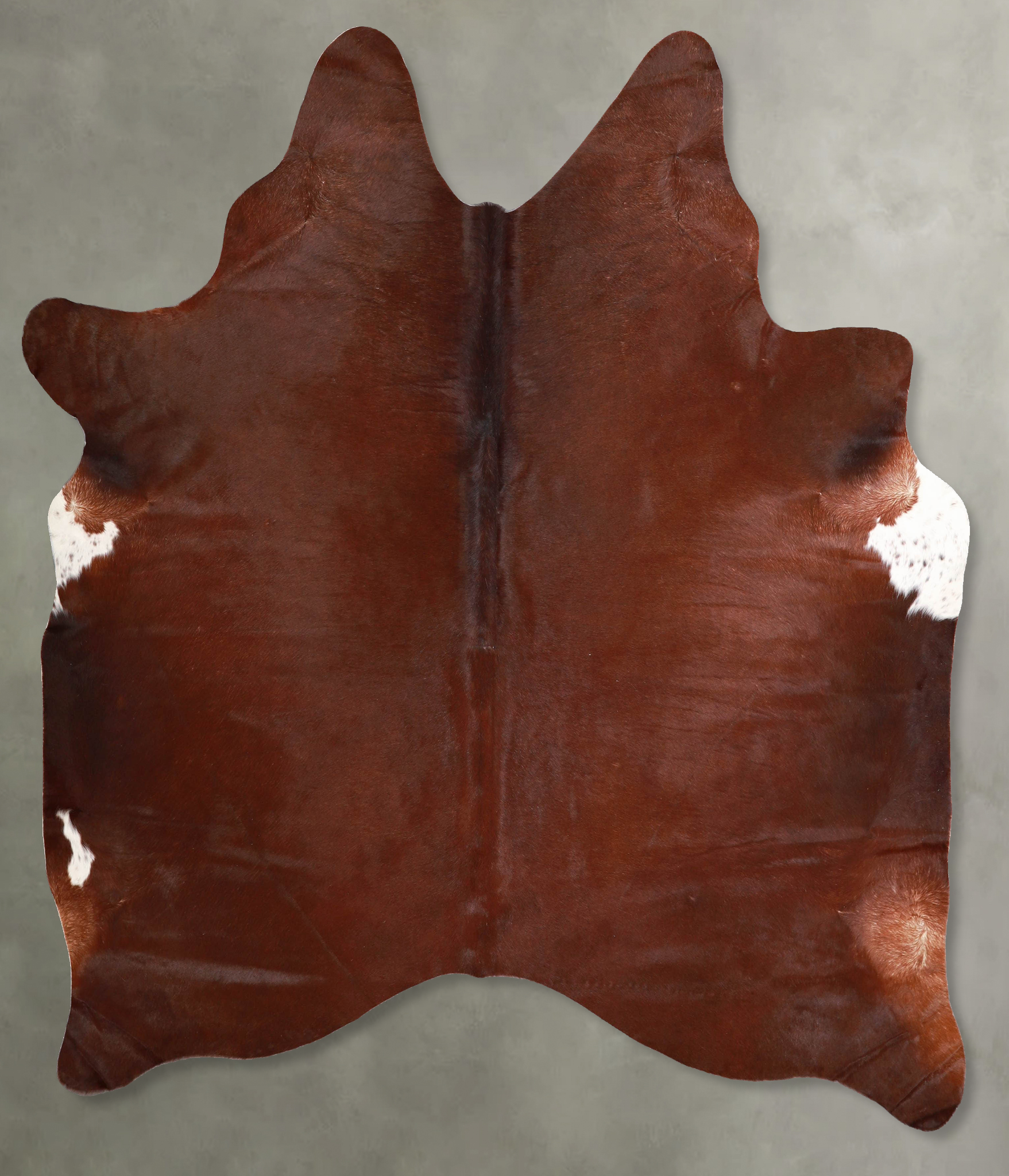 Solid Brown Cowhide Rug #A55987