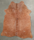 Solid Brown Medium Brazilian Cowhide Rug 5'7"H x 5'2"W #A55990 by Hudson Hides