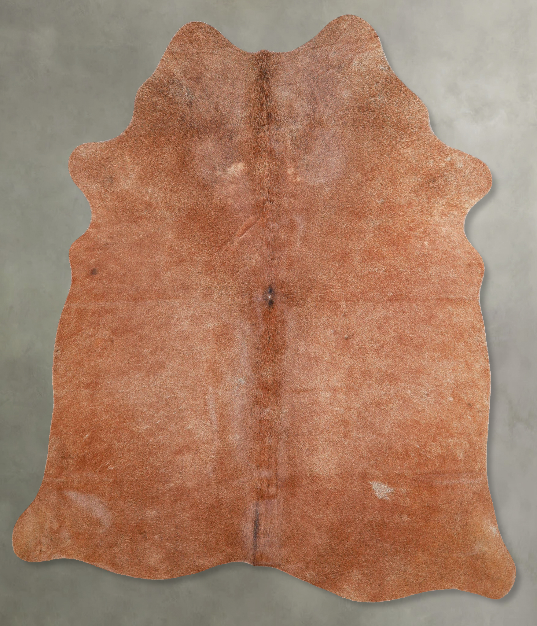 Solid Brown Cowhide Rug #A55990