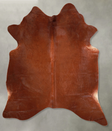 Solid Brown Large Brazilian Cowhide Rug 6'6"H x 5'6"W #A55991 by Hudson Hides