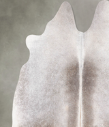 Grey with Beige Large Brazilian Cowhide Rug 5'10"H x 6'4"W #A55998 by Hudson Hides