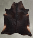 Chocolate XX-Large Brazilian Cowhide Rug 7'6"H x 6'10"W #A56000 by Hudson Hides