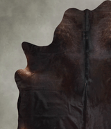 Chocolate XX-Large Brazilian Cowhide Rug 7'6"H x 6'10"W #A56000 by Hudson Hides