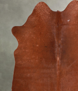 Solid Brown Medium Brazilian Cowhide Rug 5'6"H x 5'3"W #A56004 by Hudson Hides