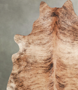 Medium Brindle X-Large Brazilian Cowhide Rug 6'10"H x 6'5"W #A56009 by Hudson Hides