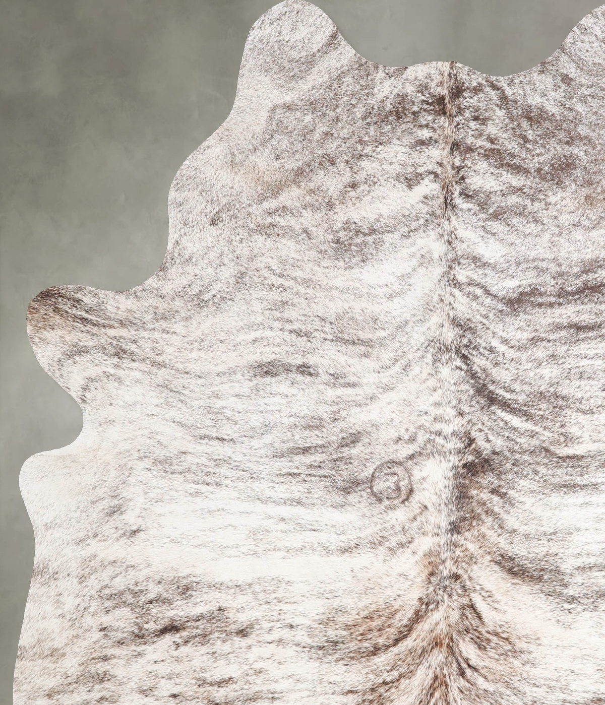 Light Brindle Large Brazilian Cowhide Rug 6'11"H x 5'7"W #A56012 by Hudson Hides