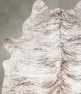 Light Brindle Large Brazilian Cowhide Rug 6'11"H x 5'7"W #A56012 by Hudson Hides